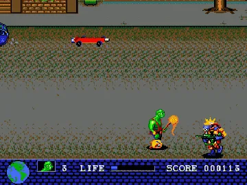 Toxic Crusaders (USA) screen shot game playing